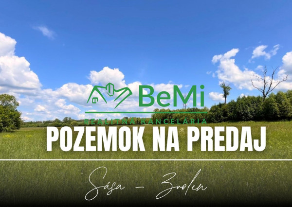 Pozemok 2836 m2, Sása, pod rybníkom, okres Zvolen