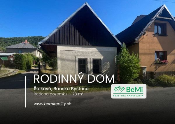 Rodinný dom so záhradou – Šalková, Banská Bystrica