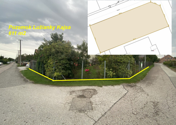 Pozemok Lužianky Kajsa 611 m2 ID 588-14-MIG