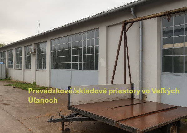 Prevádzkové/skladové priestory vo Veľkých Úľanoch 004-18-NIBA