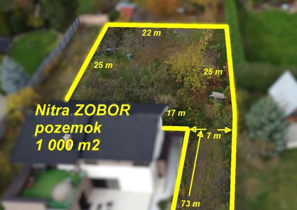 Nitra Zobor pozemok cca 1 000m2 ID 594-14-MIG