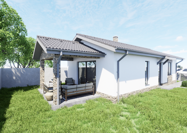 Na predaj: Rodinný dom v stave holodom – 3-izbový, 80 m², pozemok 370 m², Malá Mača id 034-12 EVBA