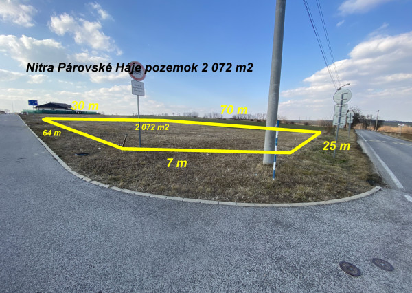 Pozemok-záhrada Párovské Háje 2072 m2 všetky IS ID598-14-MIG