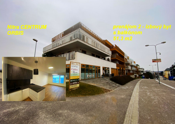 Prenájom 2i byt Nitra centrum ORBIS ID 602-212-MIG
