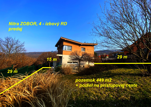 Nitra ZOBOR 4 - izbový RD ID 604-12-MIG