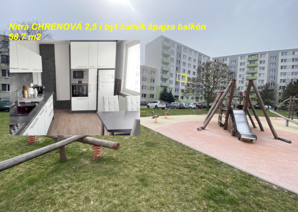 Nitra CHRENOVÁ 2,5 i byt ID 608-112-MIG