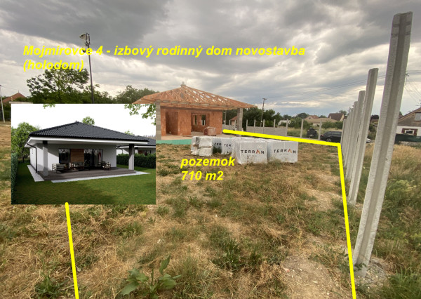 Mojmírovce rodinný dom novostavba (holodom) 621-12-MIG