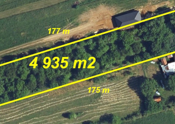 Sľažany pozemok 4 935 m2 ID 628-14-MIG