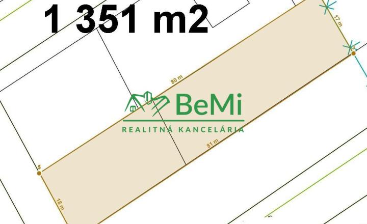Nádherný pozemok 1 351 m2 Čeľadice ID 391-14-MIGa - fotografia 4