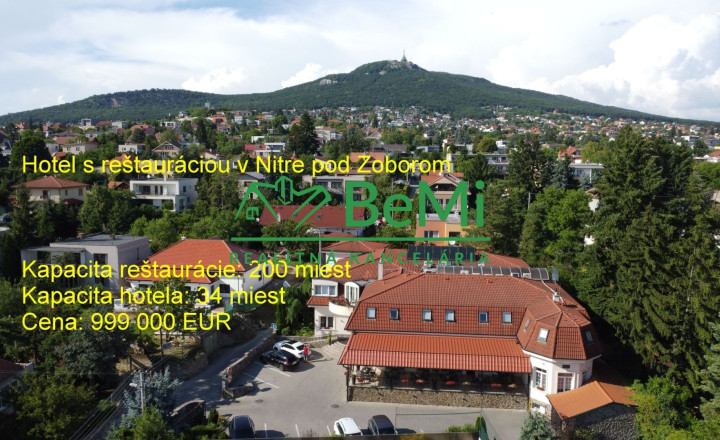 Hotel s reštauráciou v lukratívnej časti Nitra – Zobor                                 013-18-DABA