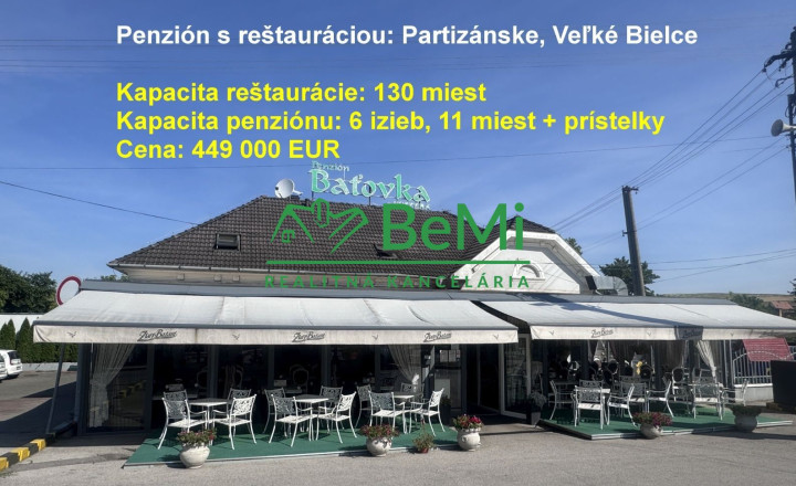 Penzión s reštauráciou – Partizánske                               (023-18-DABA)