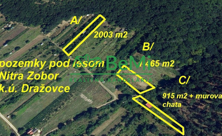 Pozemky Nitra Dražovce " pod Zoborom " ID 528-14-MIG