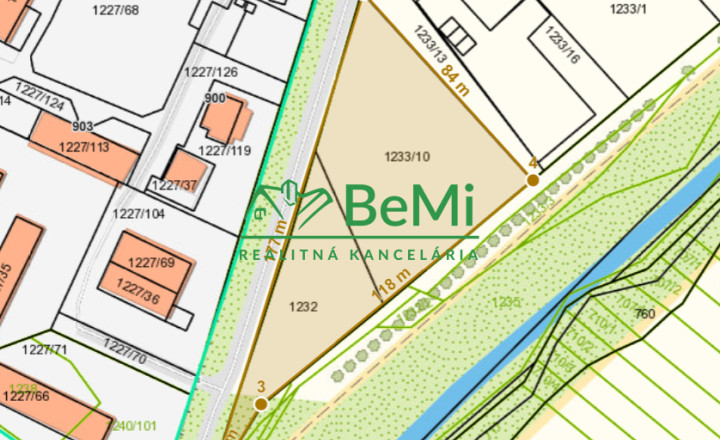 Stavebný pozemok - 3691 m2/530 m2, ľahký priemysel, Čierny Brod ID 011-14-EVBA - fotografia 3
