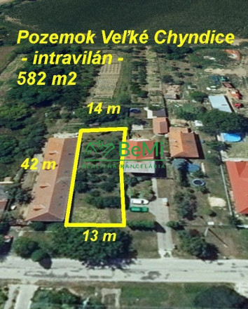 Veľké Chyndice pozemok 582 m2 ID 535-14-MIG - fotografia 2