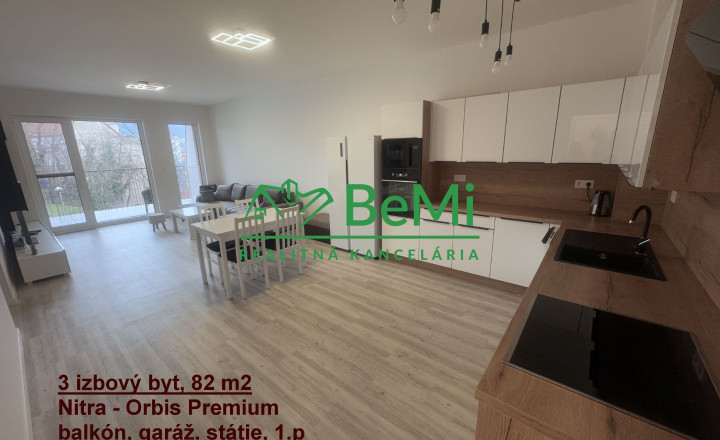 Luxusný 3-izbový byt s parkovacím miestom v srdci Nitry – Orbis Premium