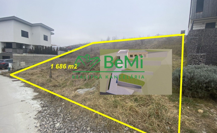 Pozemok 1 686 m2 Nitra Janíkovce všetky IS  ID 545-14-MIG - fotografia 1