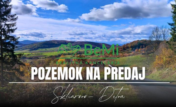 Pozemok pod lesom 1748 m2, Skliarovo