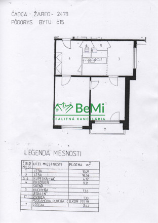 Predaj: 2 izbový byt, 58 m2, Čadca, Žarec ( 244-112-MACHa) - fotografia 9
