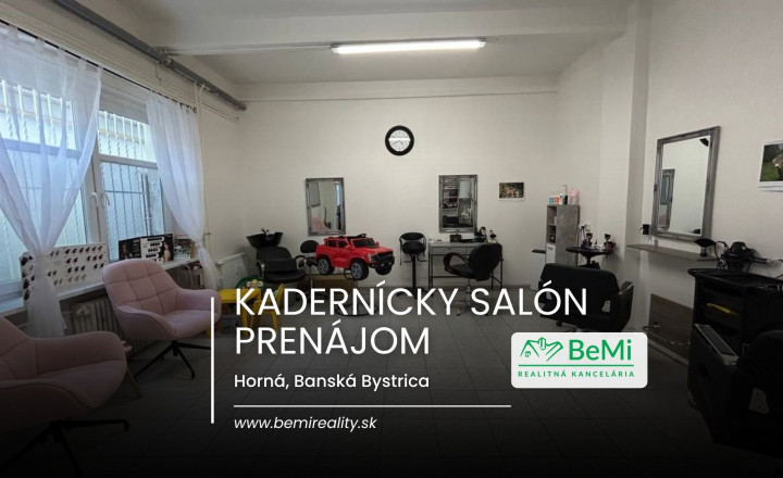 Prenájom, kadernícky salón, Banská Bystrica