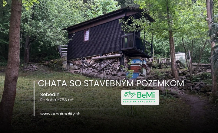 Chata so stavebným pozemkom, Sebedín