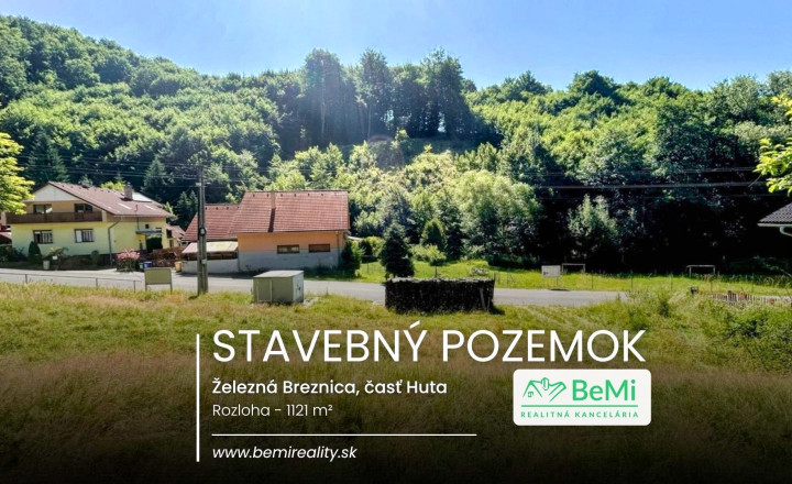 Pozemok na predaj – Železná Breznica (časť Huta)