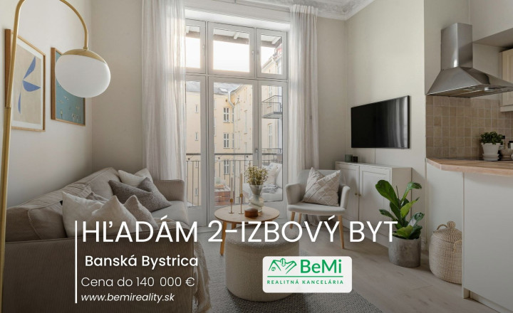 Hľadám na kúpu 2 izbový byt