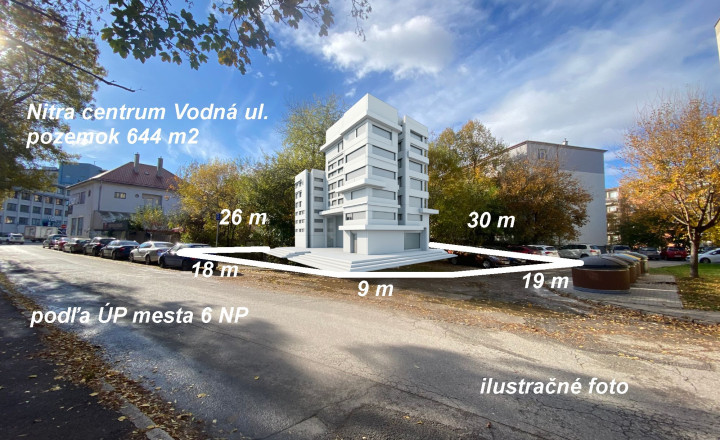 REZERVOVANÉ Nitra centrum Staré Mesto pozemok 644 m2 ID 593-14-MIG - fotografia 1