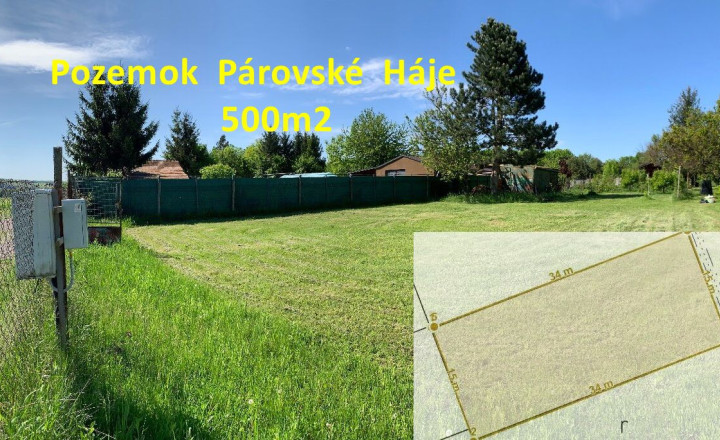 PREDANÉ-Pozemok  Nitra-Párovské Háje  500m2 ID  004-14-VISK