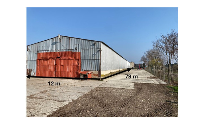 Skladová hala 1000 m² + spevnená vonk. plocha 1000 m² – Tvrdošovce, okres Nové Zámky  ID 003-14-BEST - fotografia 7