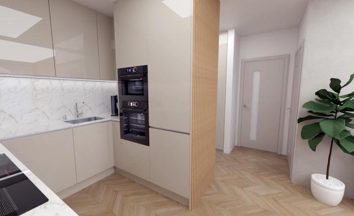 NOVOSTAVBA - NA PREDAJ 2-izbový apartmán s balkónom - fotografia 9