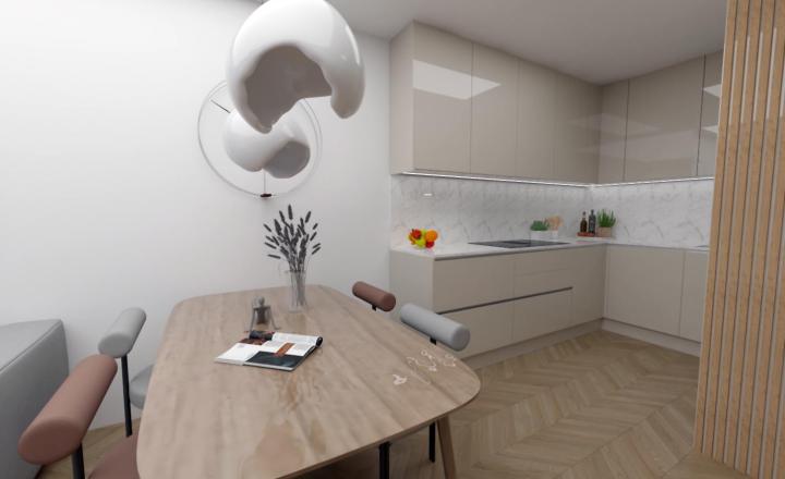 NOVOSTAVBA - NA PREDAJ 2-izbový apartmán s balkónom - fotografia 8