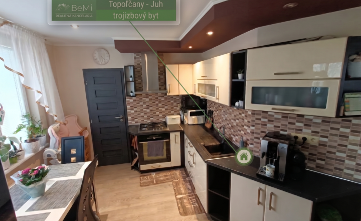 3-izbový byt (85m²) v TOP stave, klíma, zateplený dom, TO. 014-113-RAKOEa