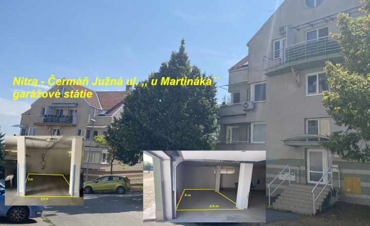 Garážové státie Nitra Čermáň Južná ulica ,, u Martináka´´ ID 632-19-MIG