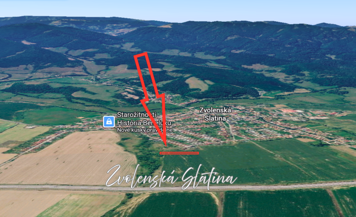 Invevstičný, rovinatý pozemok 5002 m2, Zvolenská Slatina 3D - fotografia 11