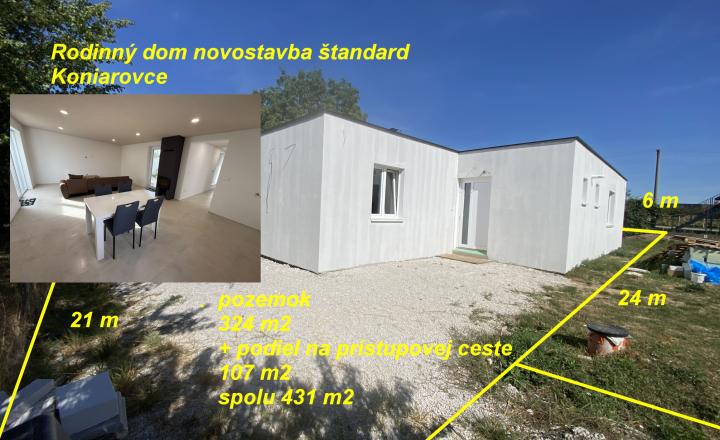Rodinný dom Novostavba - štandard Koniarovce ID 634-12-MIG