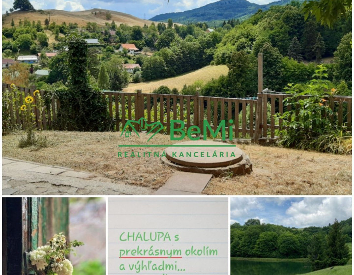 DOM - CHALUPA s garážou, krásnym okolím, výhľadmi ... Banská Štiavnica (070-12-DARa)