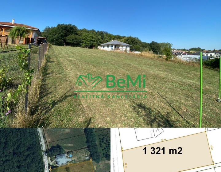 Pozemok Malý Lapáš 1 321 m2 ID 333-14-MIG