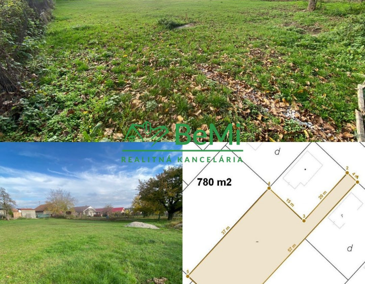 Pozemok 780 m2 Cabaj - Čápor (časť Cabaj) ID 351-14-MIG
