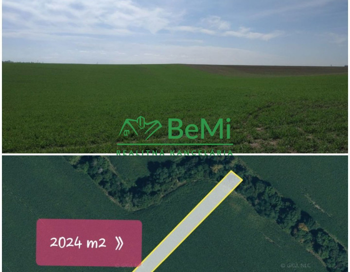 POZEMOK 2024 m2... Voderady (075-14-NASa)
