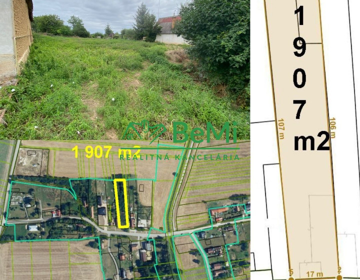 Pozemok pre RD Hruboňovo - Suľany všetky IS ID 405-14-MIG