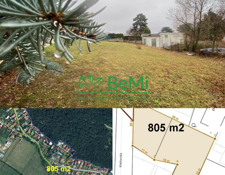 Pozemok Nitra - ZOBOR 805 m2 ID 446-14-MIG