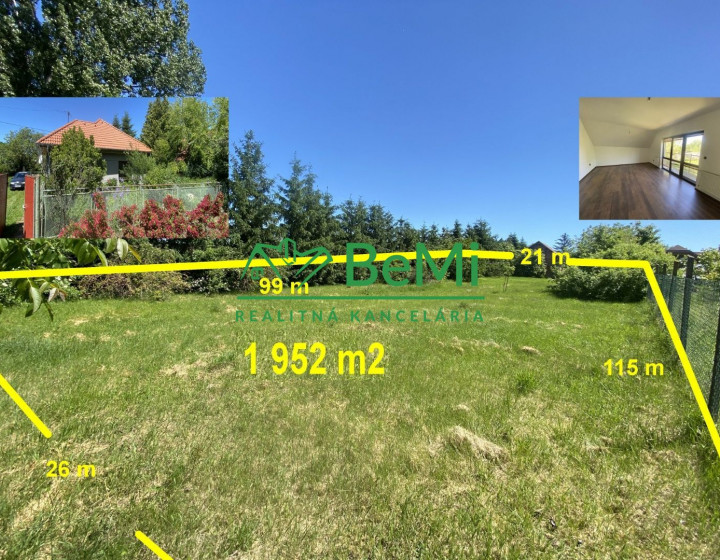 6 izbový rodinný dom pozemok 1 952 m2 Dolný Ohaj ID 482-12-MIG