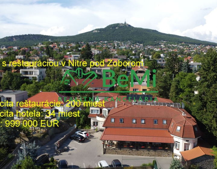 Reštaurácia a Hotel v lukratívnej časti Nitra – Zobor                                 (16-018-DABA)