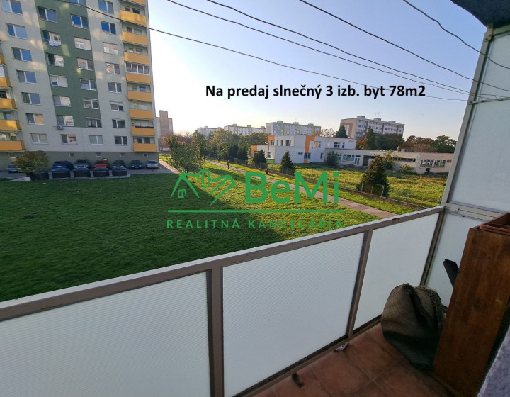 Predané 3 izb. byt - 78m2,rekonštrukcia, Revolučná štvrť, Galanta ID 005-113-EVBA
