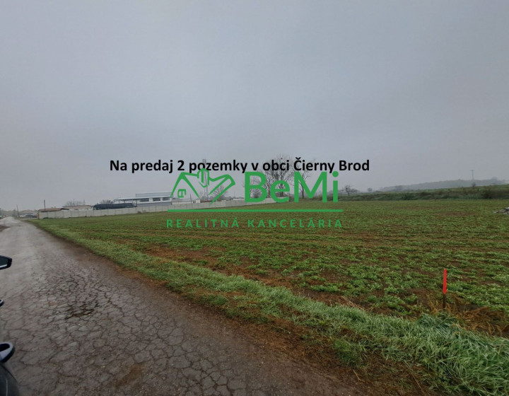 Stavebný pozemok - 3691 m2/530 m2, ľahký priemysel, Čierny Brod ID 011-14-EVBA