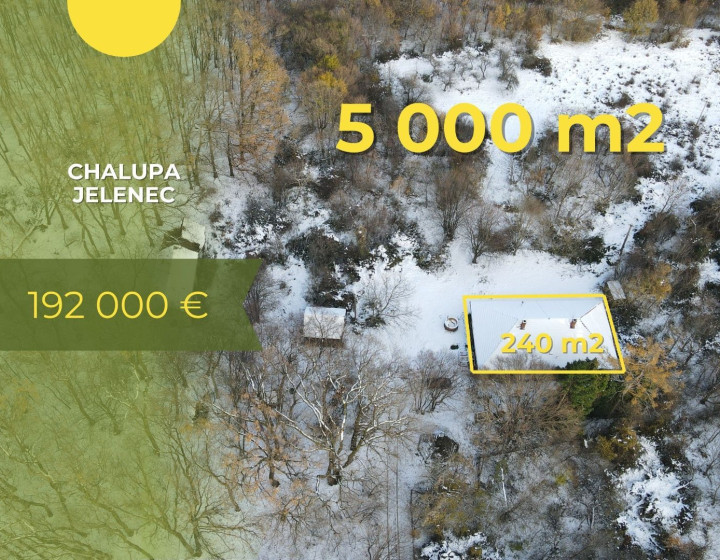 PREDAJ - CHALUPA 240 m2 - JELENEC ID 026-13-FIJA