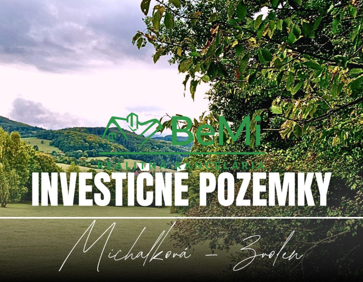 Slnečné pozemky 11434 m2, Michalková