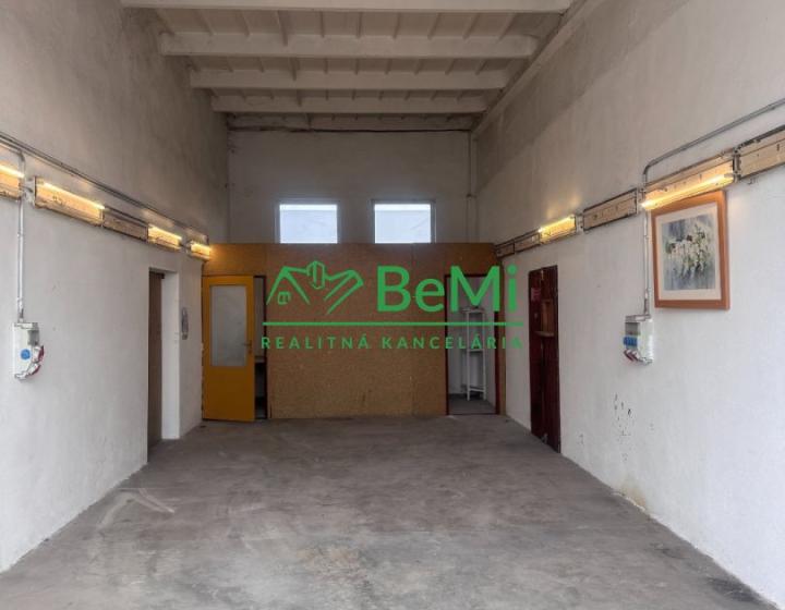 NA PRENÁJOM – skladové/výrobné priestory 53 m2, Nitra – Dolné Krškany