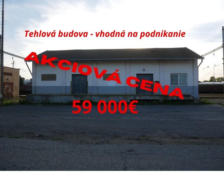 PREDAJ - INVESTIČNÁ PRÍLEŽITOSŤ - BUDOVA SO SKLADOVÝMI PRIESTORMI ID 007-17-FIJA