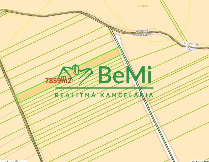 Predaj orná pôda - Cabaj-Čápor, 7859 m2 (112-14-VIG)
